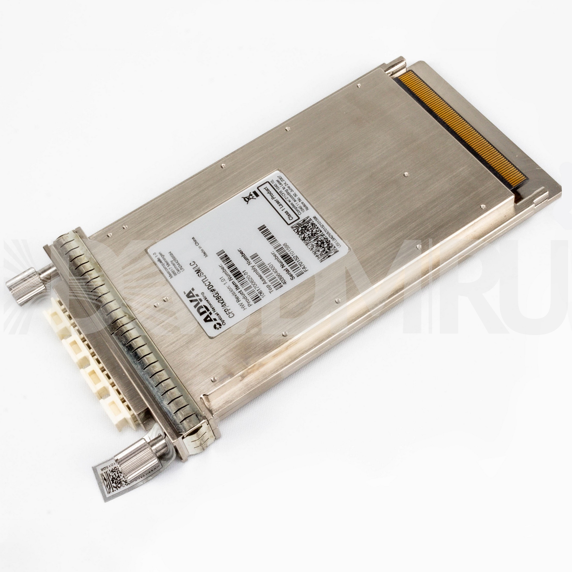 CFP/4x28G/#DCTL/SM/LC 4 x 28G Pluggable, long reach, C-Band tunable CFP ADVA Optical pn1061700620-01